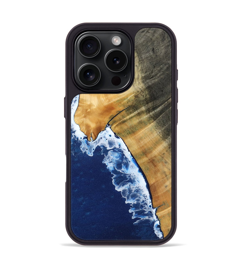 iPhone 16 Pro Wood Phone Case - Sim (Coastal, 769922)