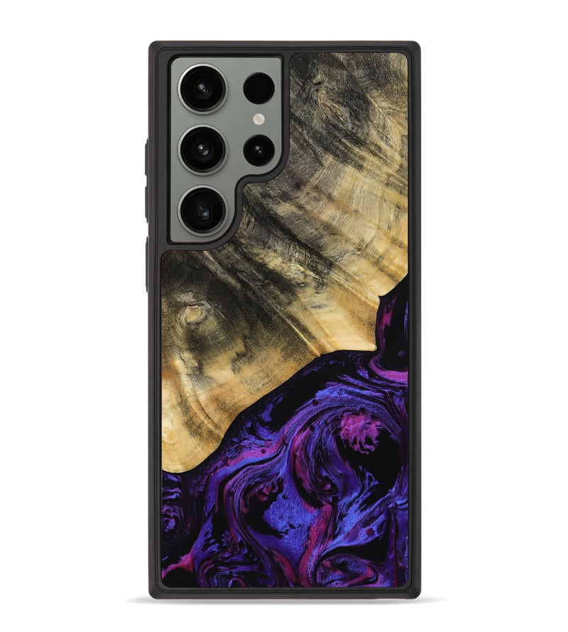 Galaxy S23 Ultra Wood Phone Case - Ottilie (Purple, 769952)