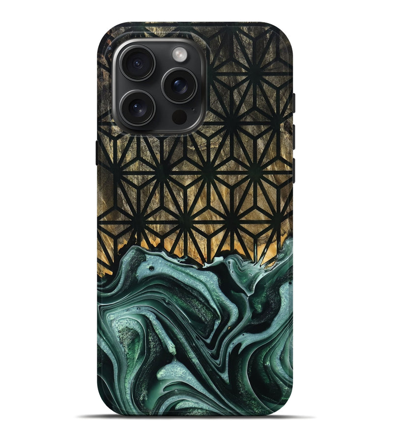 iPhone 16 Pro Max Wood Live Edge Phone Case - Yara (Pattern, 770026)
