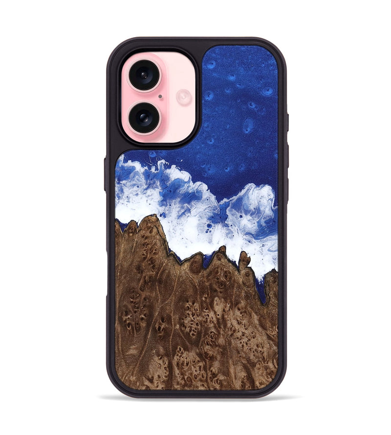 iPhone 16 Wood Phone Case - Alpha (Coastal, 770117)