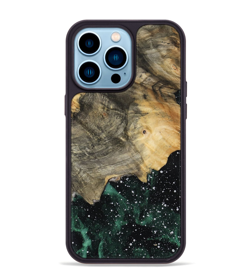 iPhone 14 Pro Max Wood Phone Case - Sonji (Cosmos, 770138)