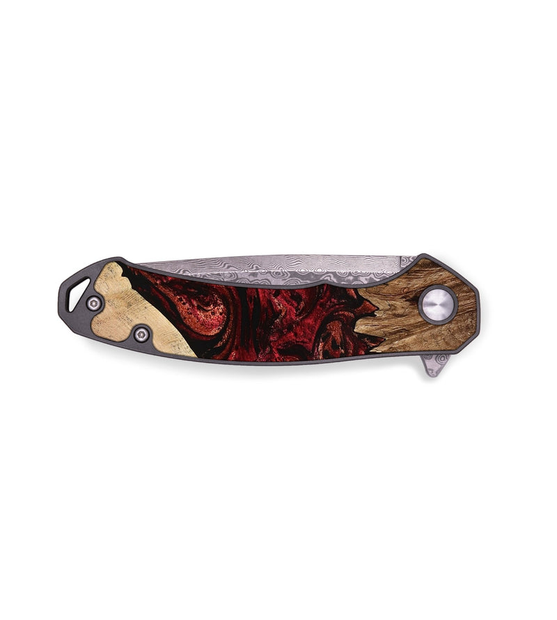 EDC Wood Pocket Knife - Hermon (Red, 770179)