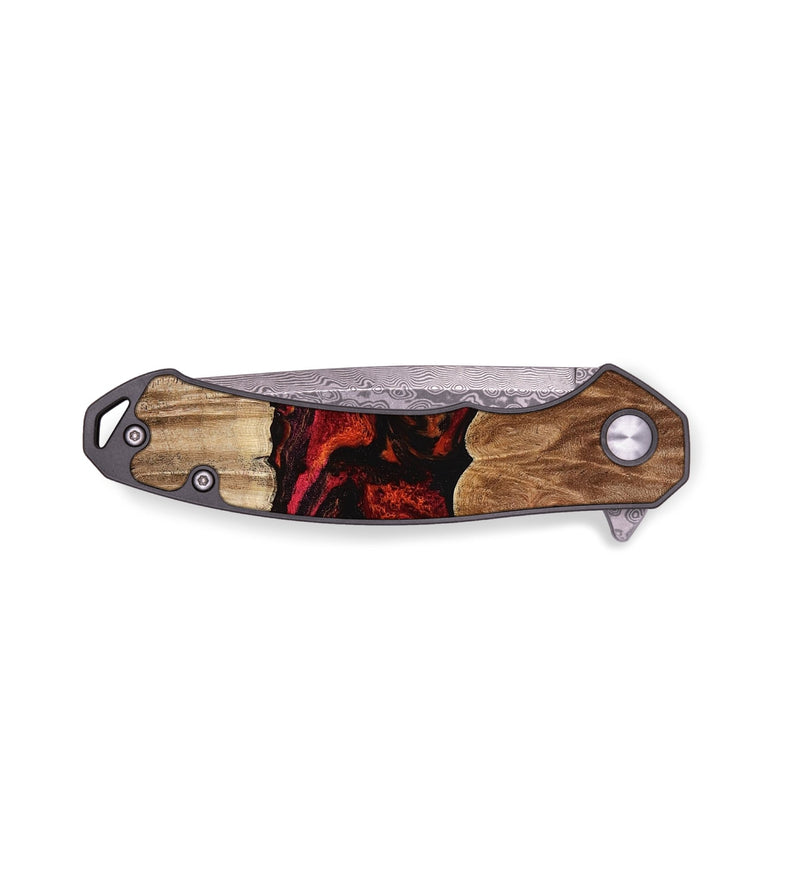 EDC Wood Pocket Knife - Lonzo (Red, 770263)