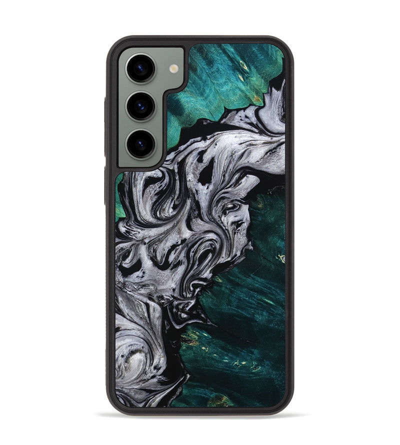 Galaxy S23 Plus Wood Phone Case - Amayah (Black & White, 770266)