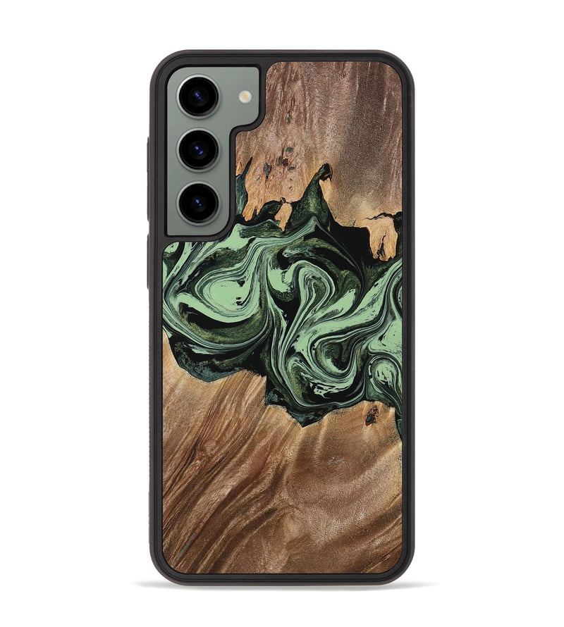 Galaxy S23 Plus Wood Phone Case - Reilly (Green, 770313)