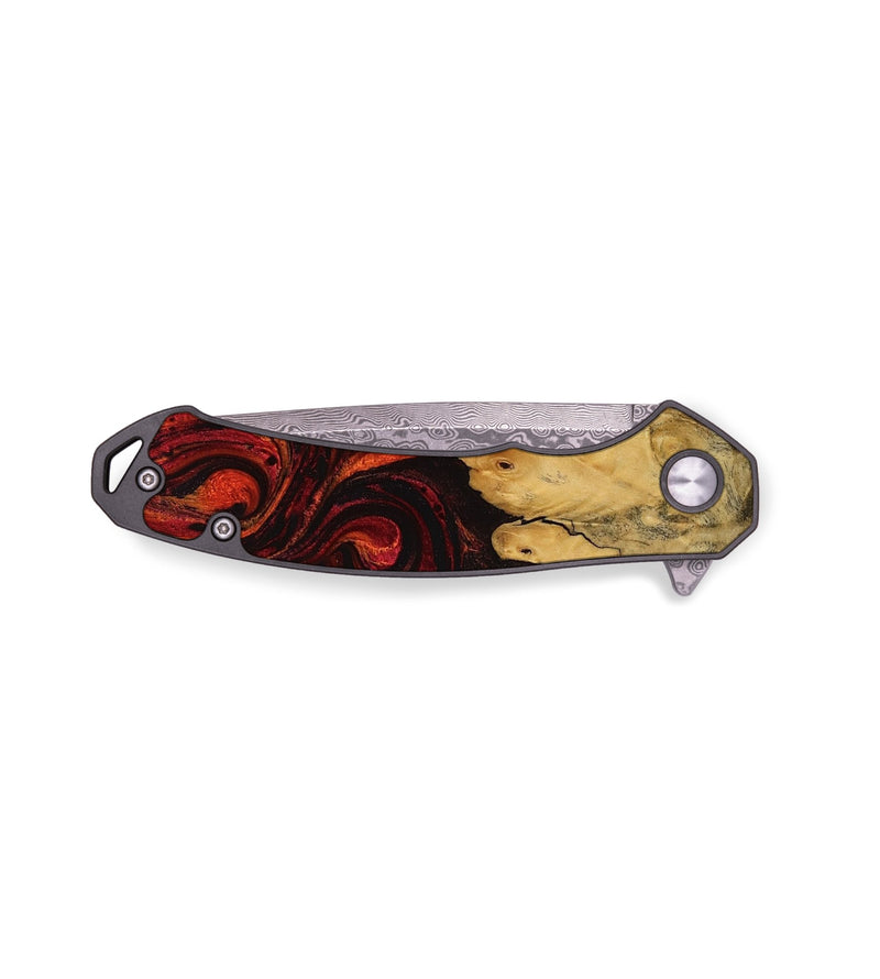 EDC Wood Pocket Knife - Christy (Red, 770320)