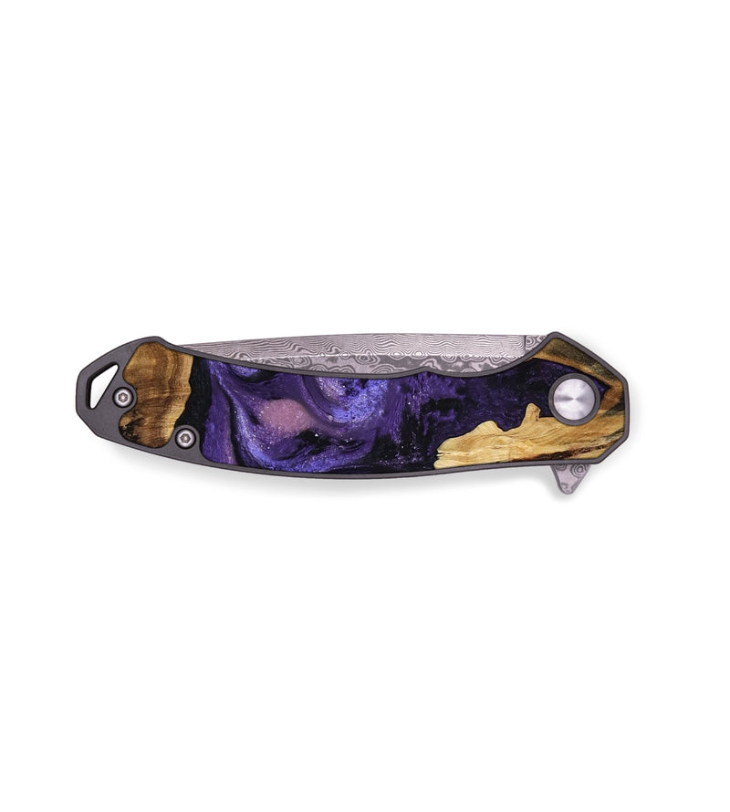 EDC Wood Pocket Knife - Miller (Purple, 770549)