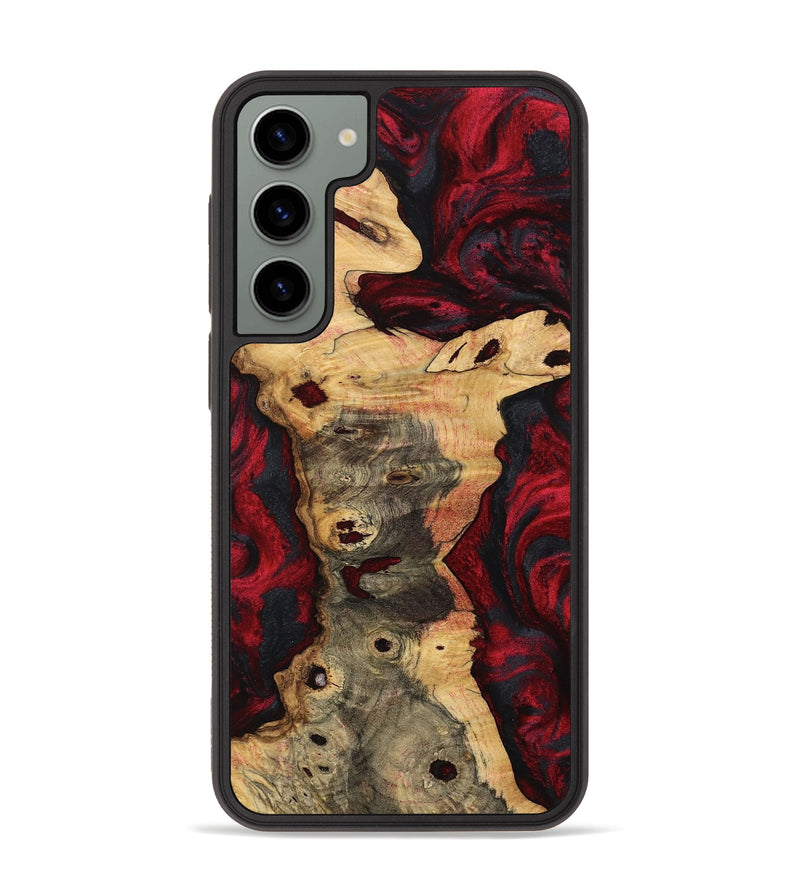 Galaxy S23 Plus Wood Phone Case - Raquel (Red, 770616)