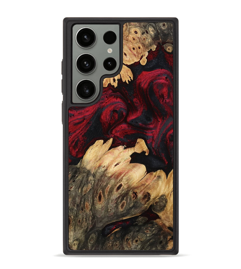 Galaxy S23 Ultra Wood Phone Case - Dorthy (Red, 770620)