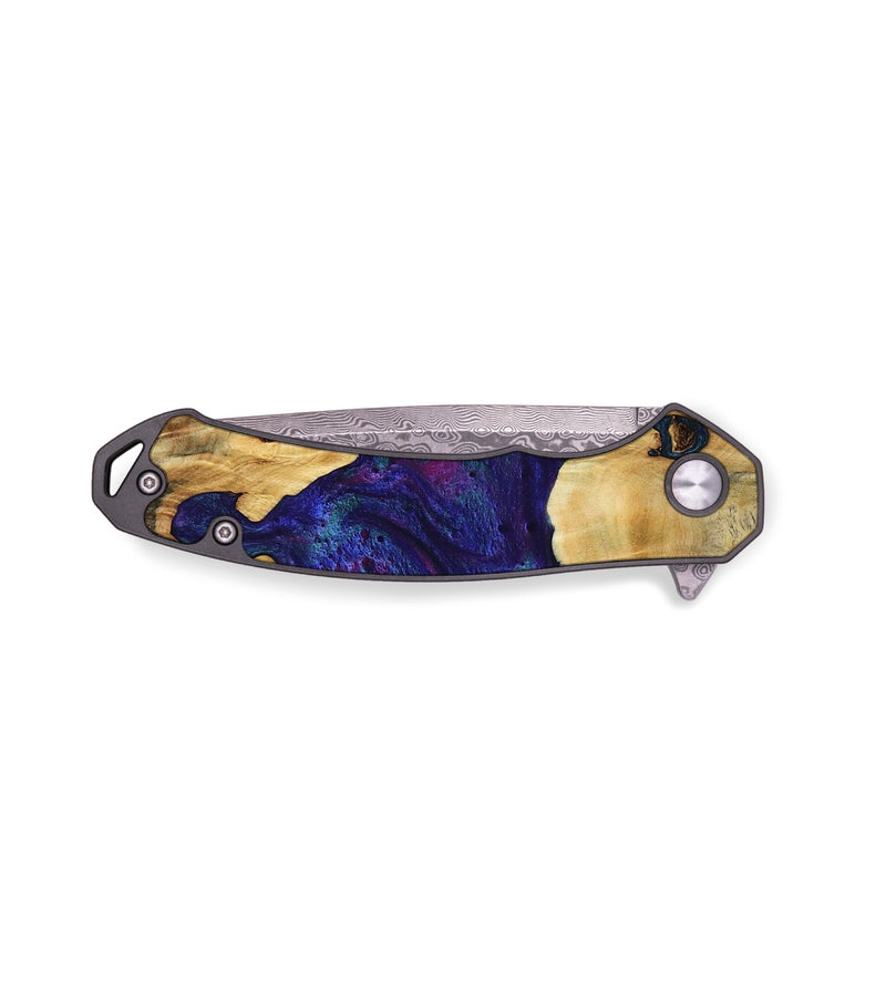 EDC Wood Pocket Knife - Atticus (Purple, 770652)