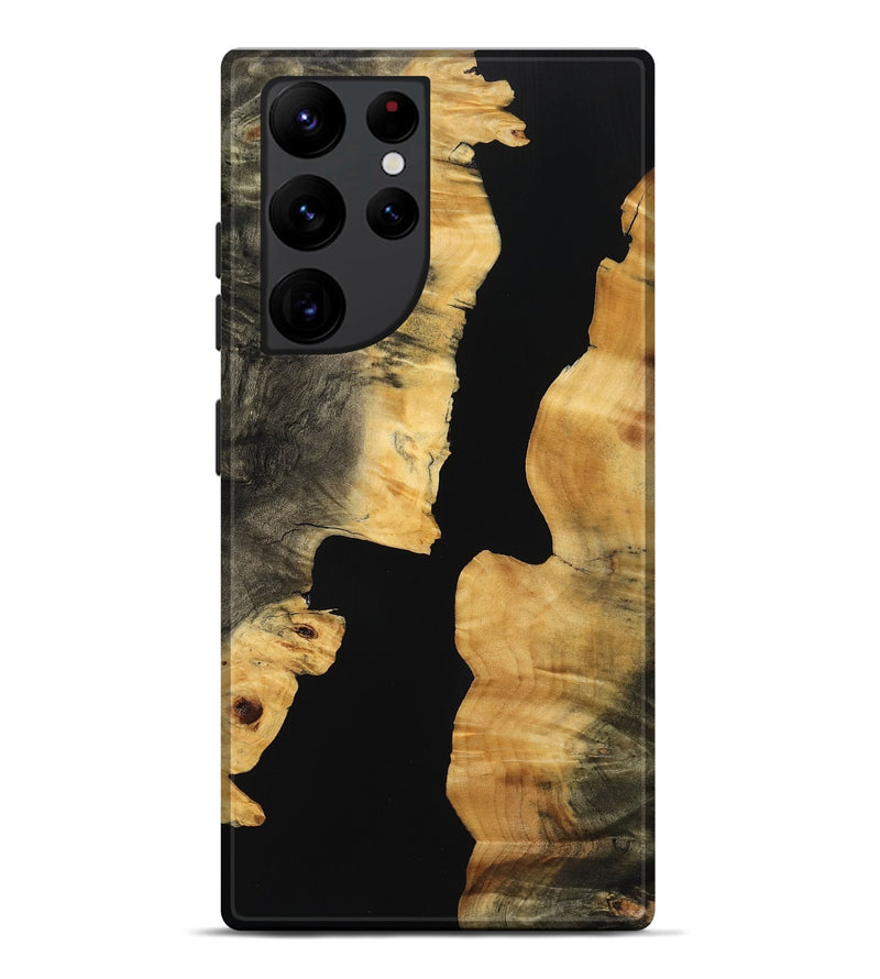 Galaxy S22 Ultra Wood Live Edge Phone Case - Amiya (Wood Burl, 770779)