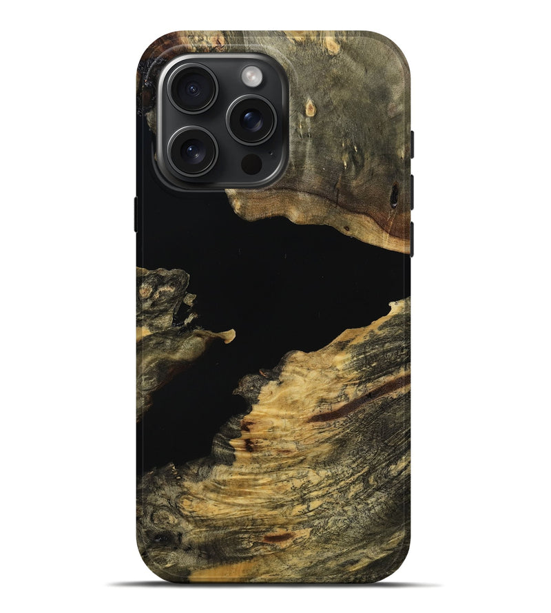 iPhone 16 Pro Max Wood Live Edge Phone Case - Cairo (Wood Burl, 770780)