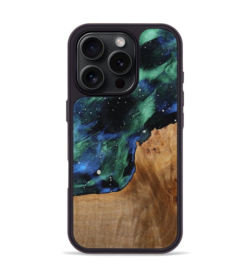 iPhone 16 Pro Wood Phone Case - Kaleb (Cosmos, 771038)