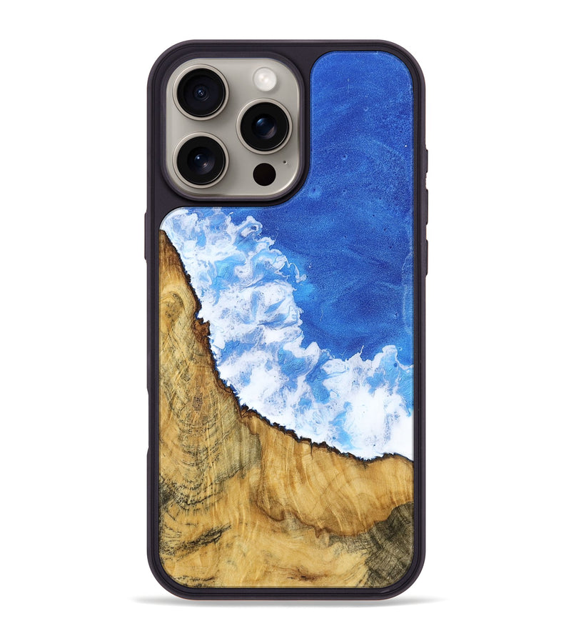 iPhone 16 Pro Max Wood Phone Case - Meda (Coastal, 771221)