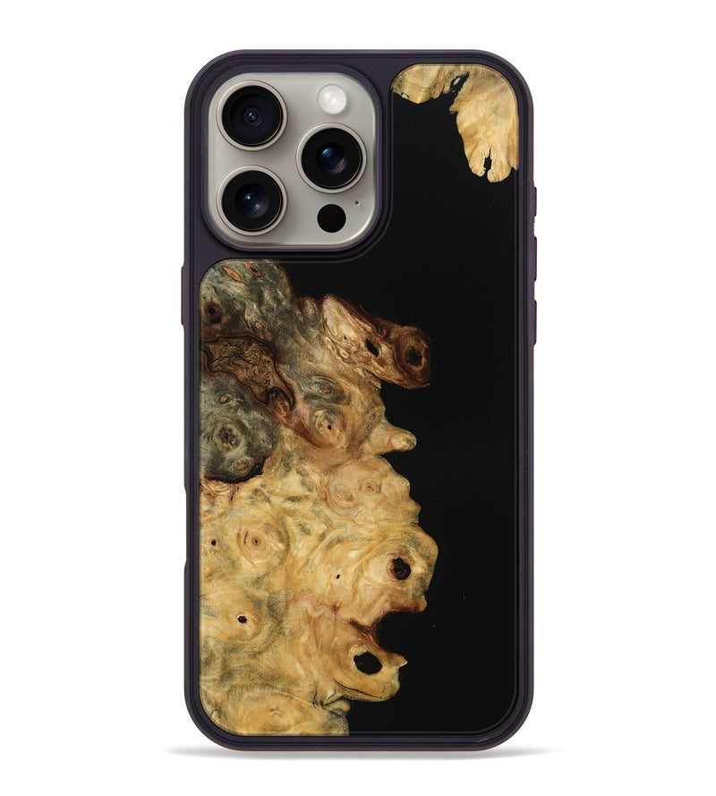 iPhone 16 Pro Max Wood Phone Case - Samatha (Wood Burl, 771240)