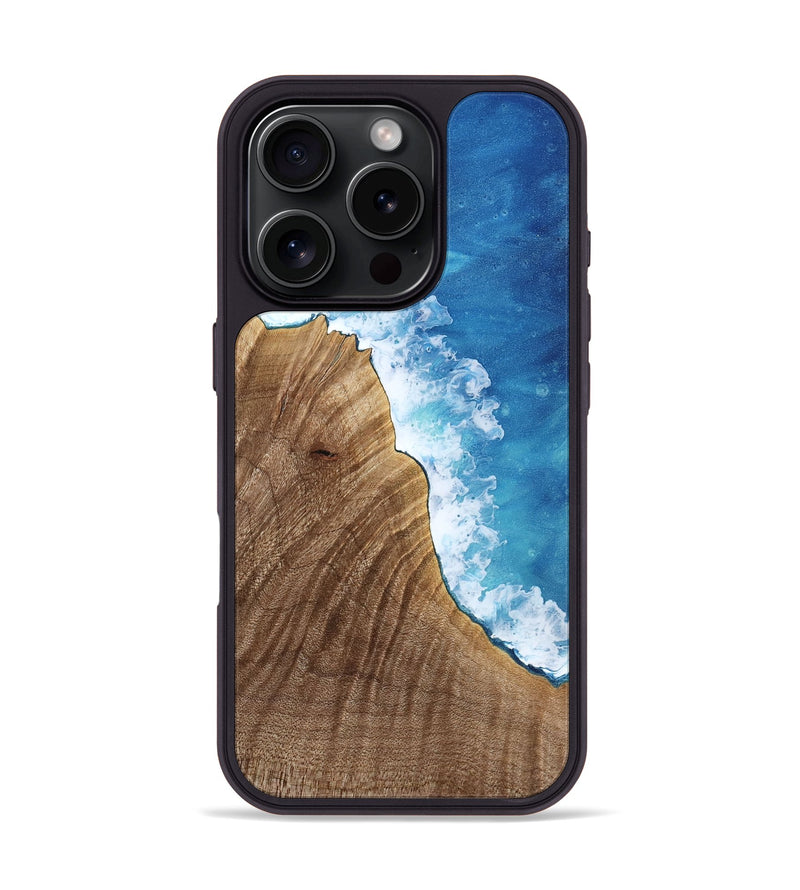 iPhone 16 Pro Wood Phone Case - Freda (Coastal, 771281)