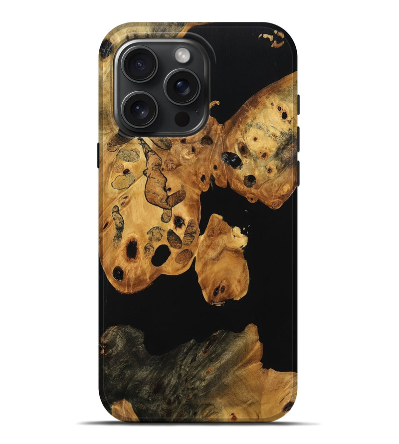 iPhone 16 Pro Max Wood Live Edge Phone Case - Cesar (Wood Burl, 771316)