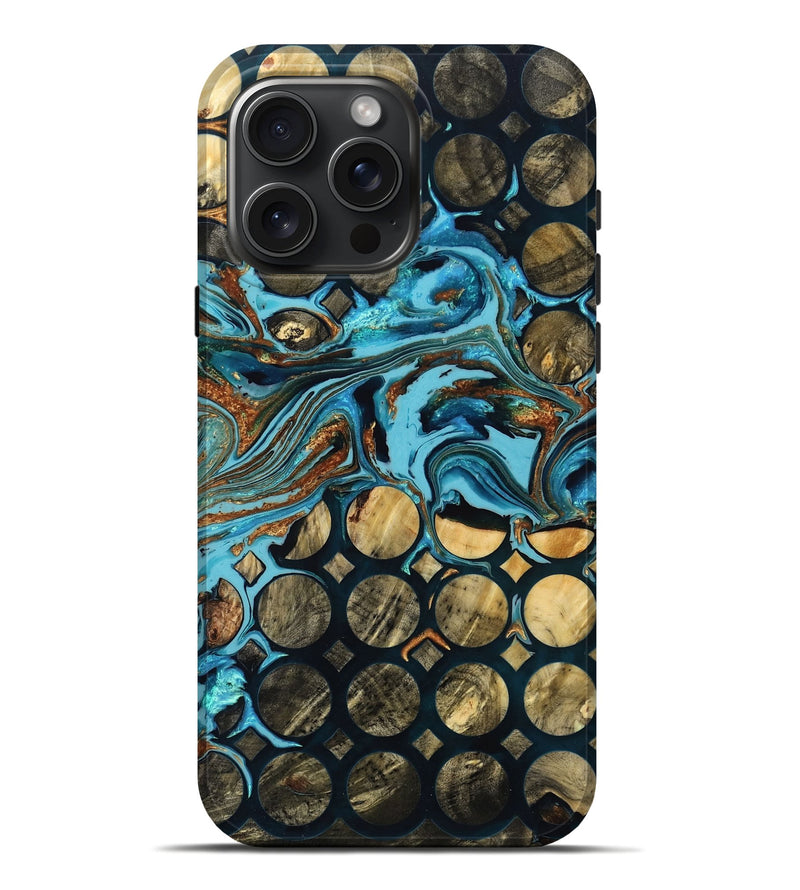 iPhone 16 Pro Max Wood Live Edge Phone Case - Sevyn (Pattern, 771320)