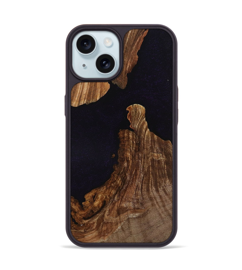 iPhone 15 Wood Phone Case - Wilma (Wood Burl, 771379)