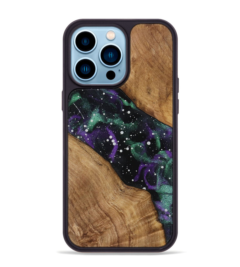 iPhone 14 Pro Max Wood Phone Case - Dahlia (Cosmos, 771569)