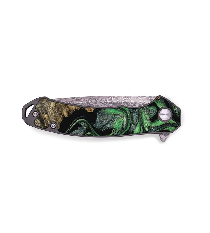 EDC Wood Pocket Knife - Kip (Green, 771654)