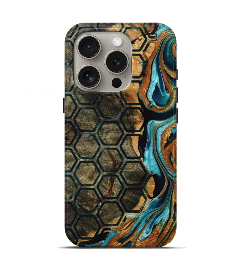 iPhone 16 Pro Wood Live Edge Phone Case - Jovie (Pattern, 771963)