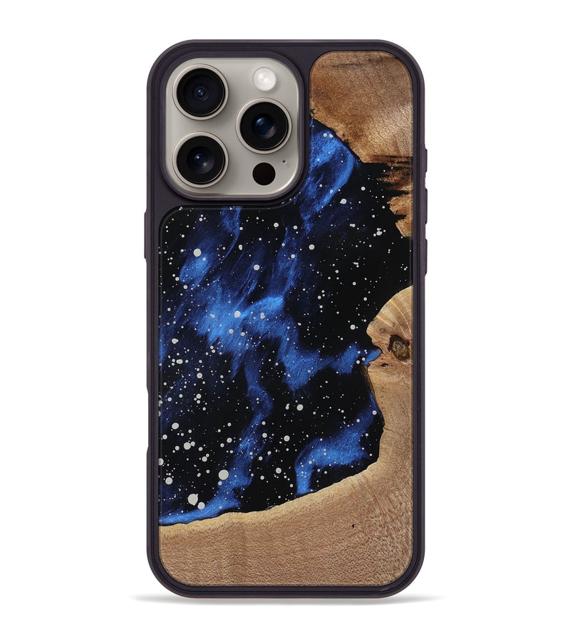 iPhone 16 Pro Max Wood Phone Case - Green (Cosmos, 771975)