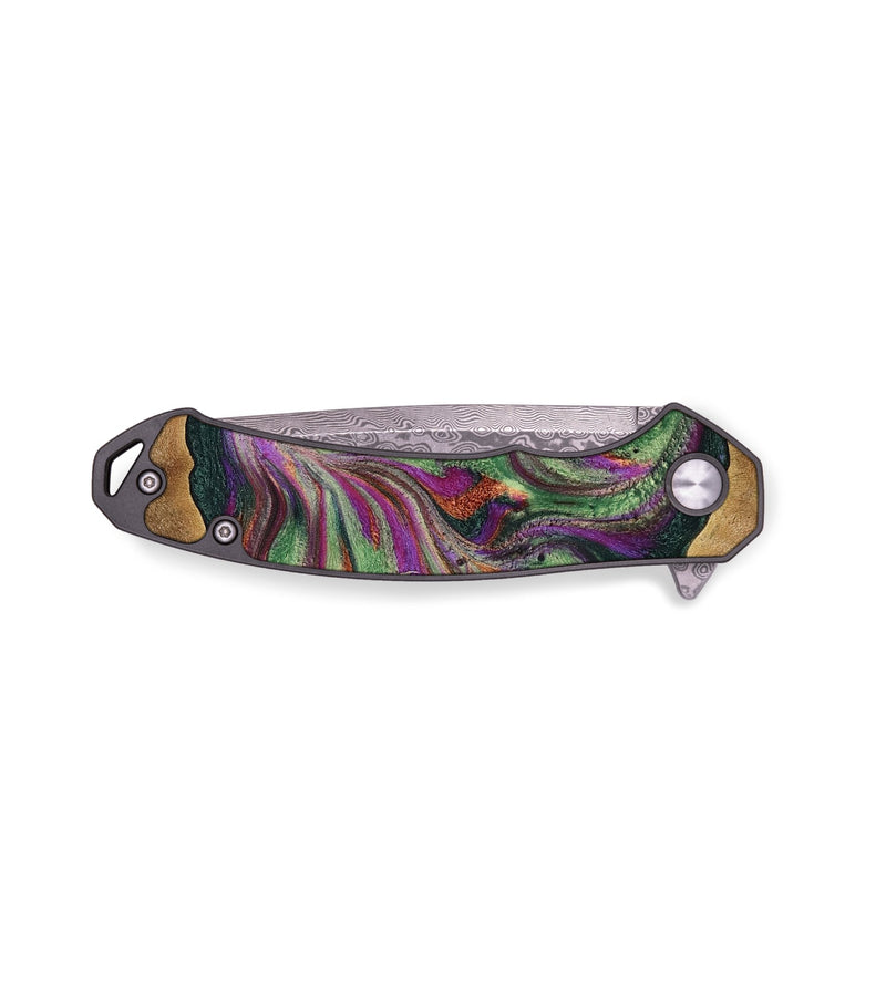 EDC Wood Pocket Knife - Zoya (Green, 772153)