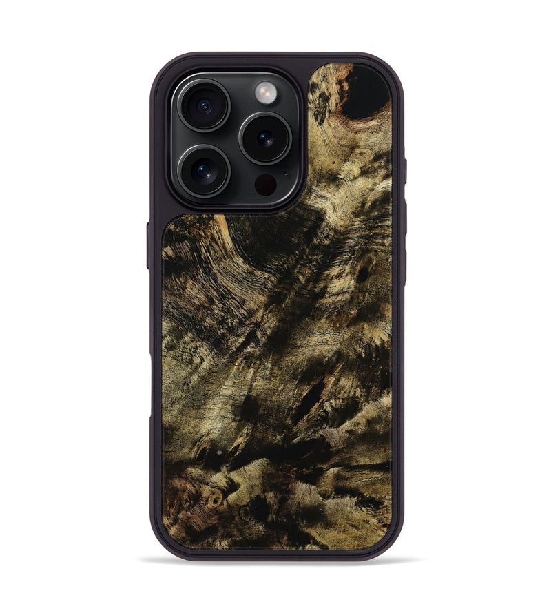 iPhone 16 Pro Wood Phone Case - Huxley (Wood Burl, 772261)