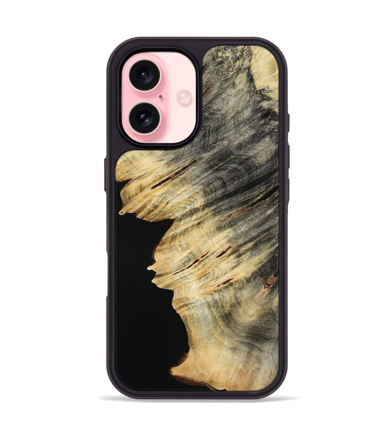 iPhone 16 Wood Phone Case - Zola (Wood Burl, 772392)