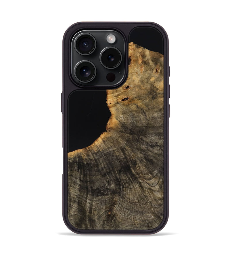 iPhone 16 Pro Wood Phone Case - Darrius (Wood Burl, 772394)