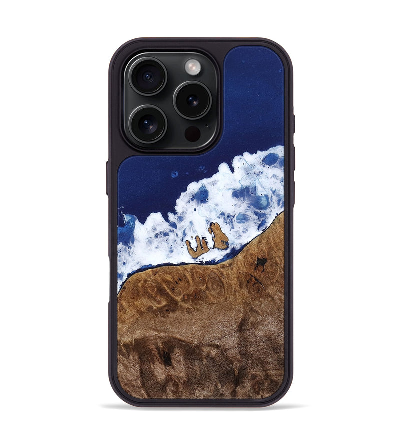 iPhone 16 Pro Wood Phone Case - Icie (Coastal, 772416)