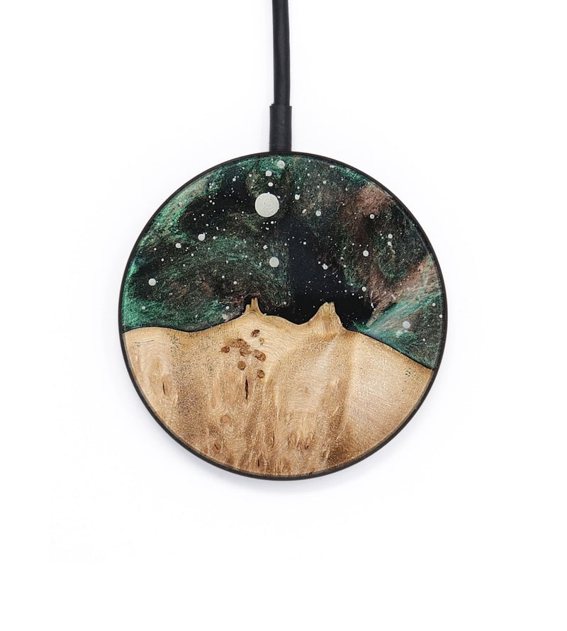 Circle Wood Wireless Charger - Sherry (Cosmos, 772439)