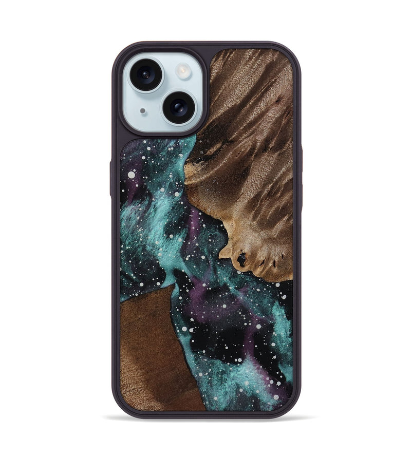iPhone 15 Wood Phone Case - Bell (Cosmos, 772440)