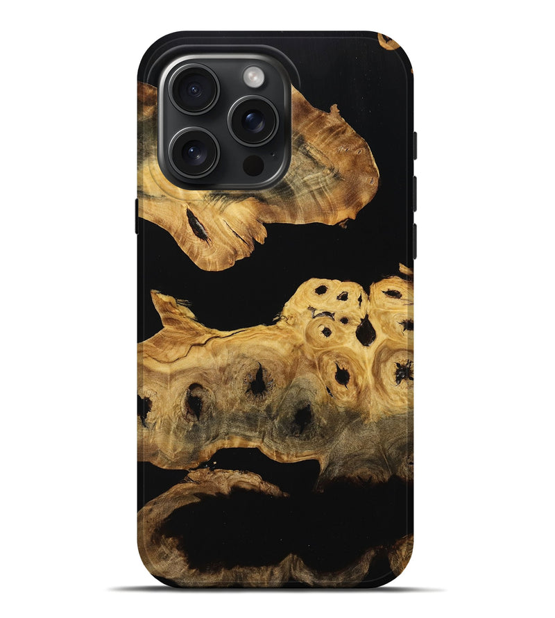 iPhone 16 Pro Max Wood Live Edge Phone Case - Cindi (Wood Burl, 772493)