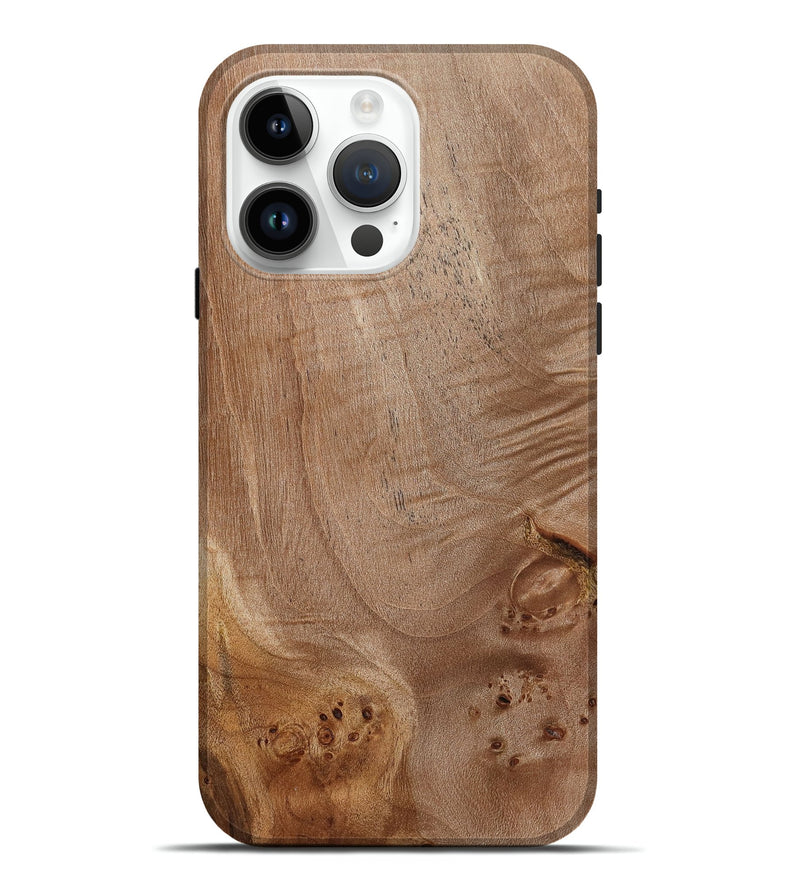 iPhone 15 Pro Max Wood Live Edge Phone Case - Wash (Wood Burl, 772494)