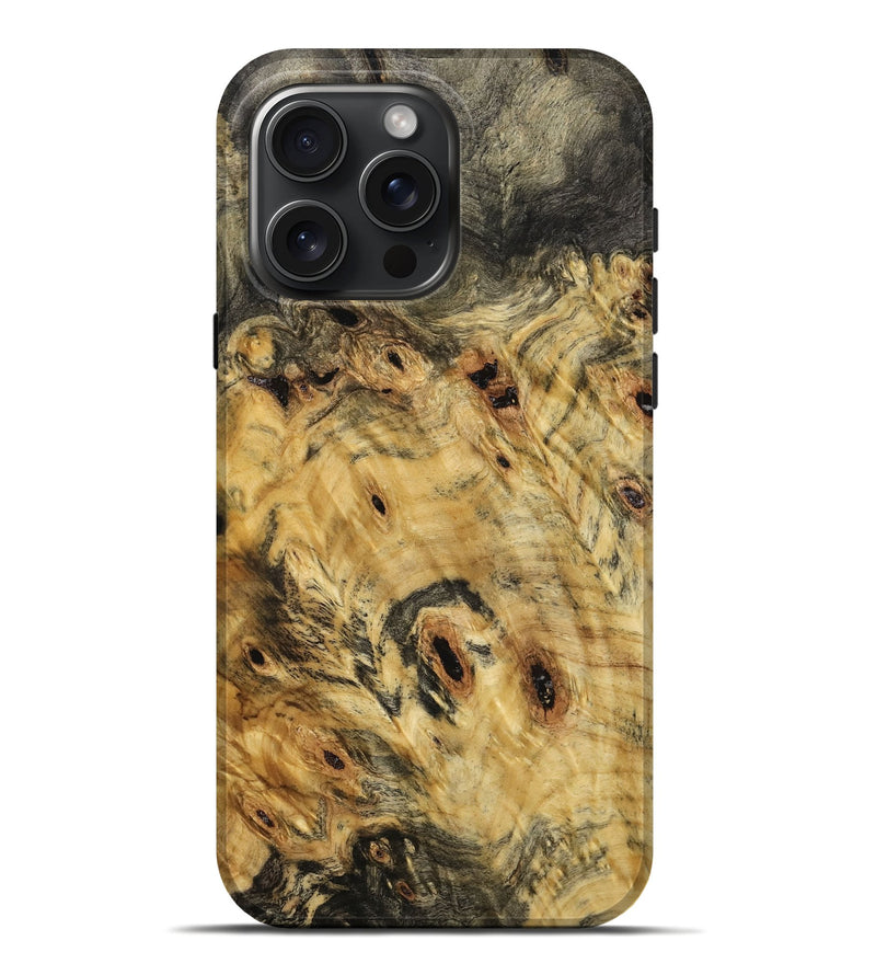 iPhone 16 Pro Max Wood Live Edge Phone Case - Reya (Wood Burl, 772501)