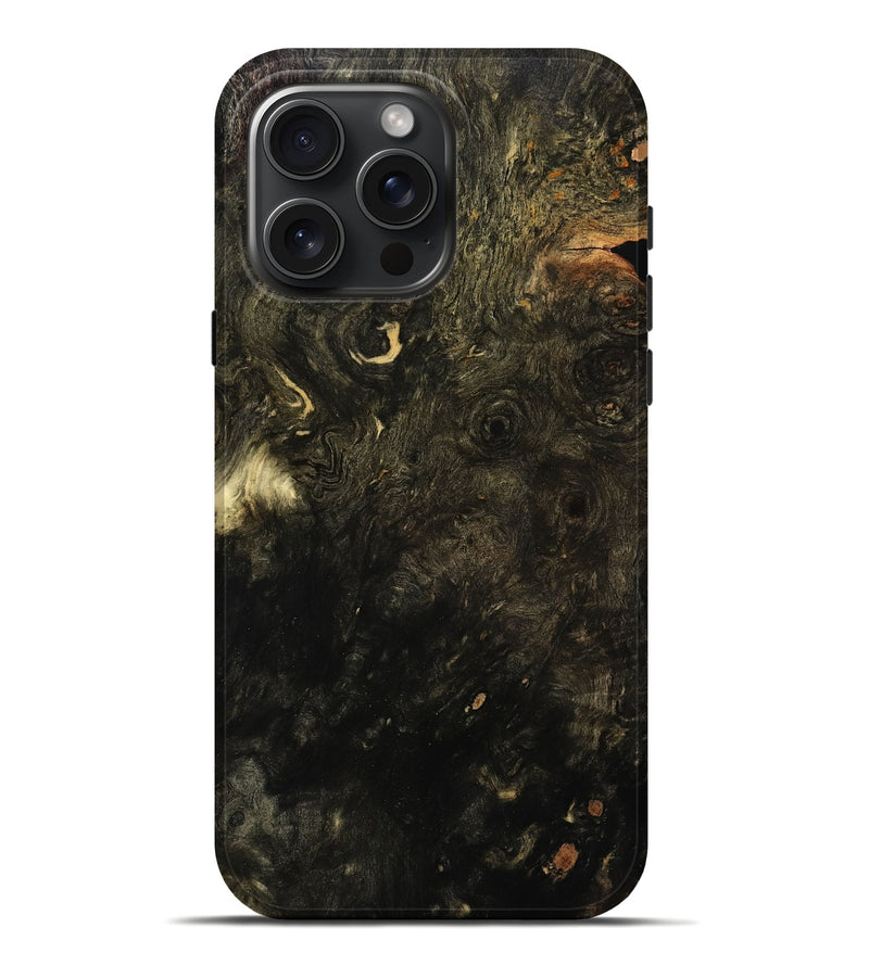 iPhone 16 Pro Max Wood Live Edge Phone Case - Rocio (Wood Burl, 772513)