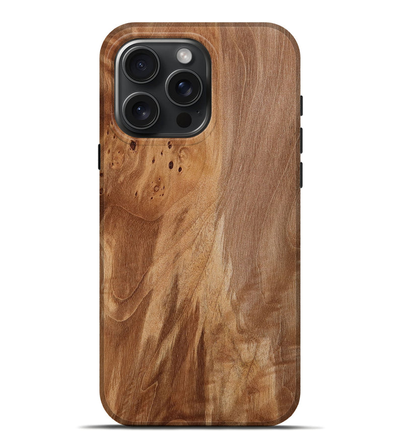 iPhone 16 Pro Max Wood Live Edge Phone Case - Sarahi (Wood Burl, 772516)