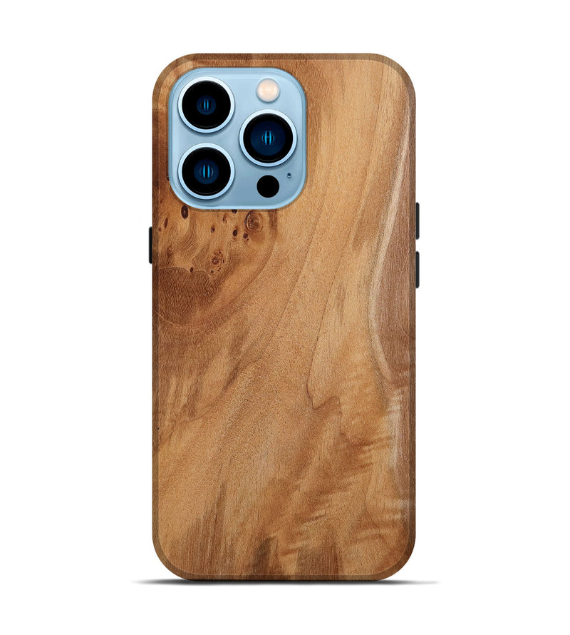 iPhone 14 Pro Wood Live Edge Phone Case - Tayla (Wood Burl, 772522)