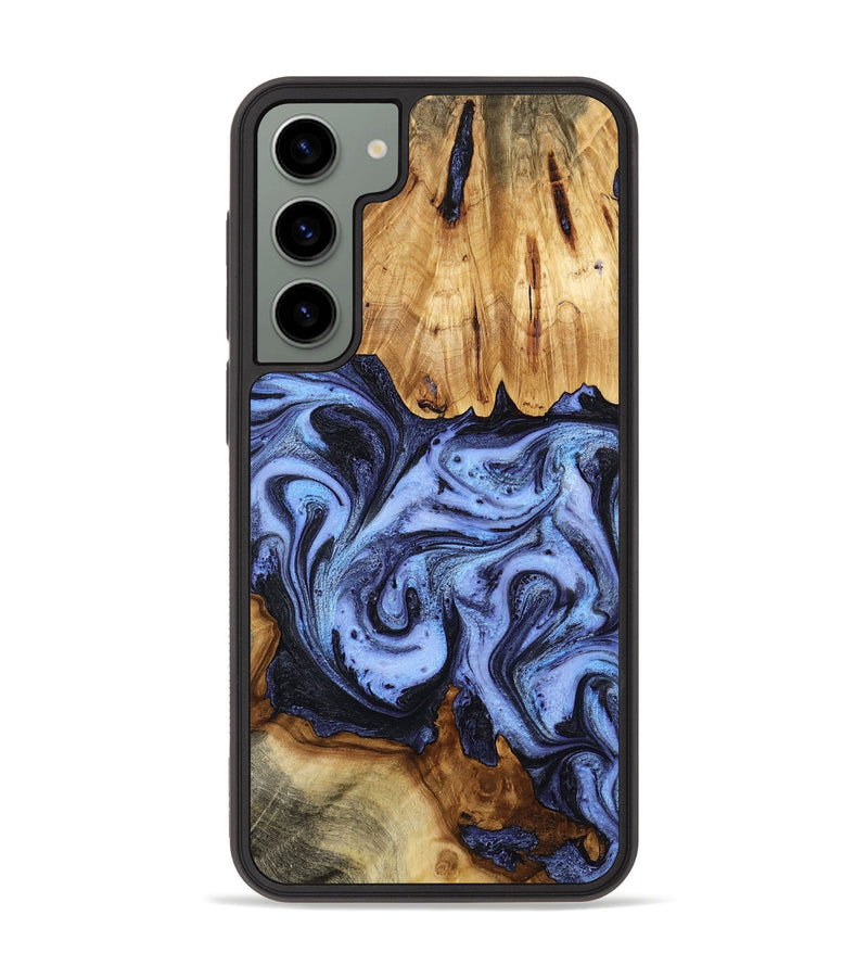 Galaxy S23 Plus Wood Phone Case - Caden (Blue, 772805)