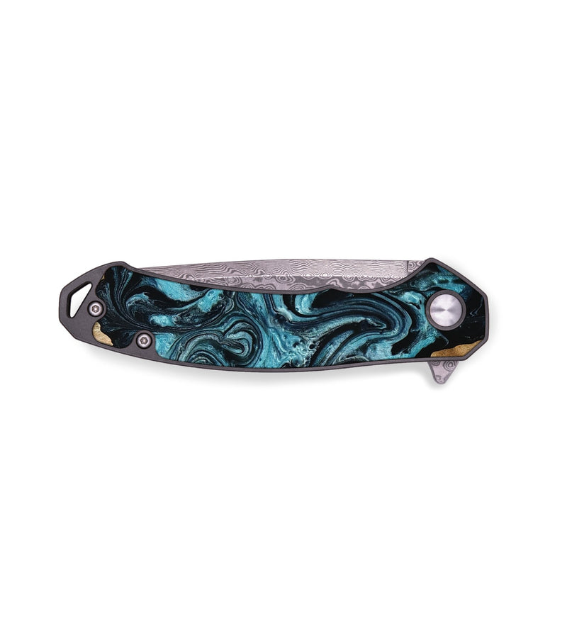 EDC Wood Pocket Knife - Johana (Blue, 772807)
