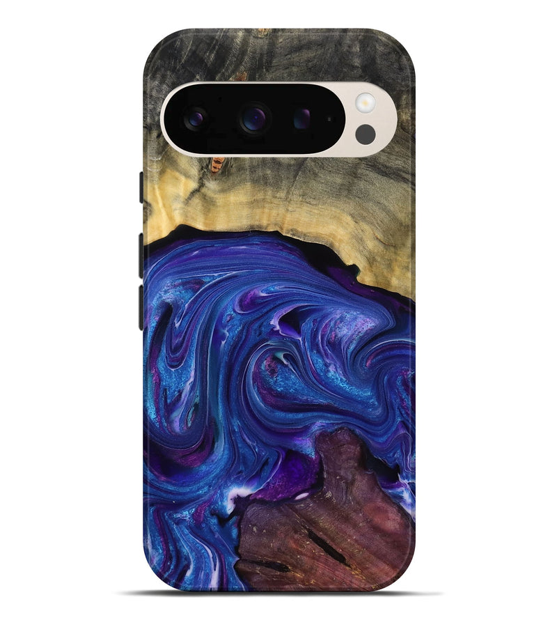 Pixel 10 Pro XL Wood Live Edge Phone Case - Emeline (Purple, 772949)