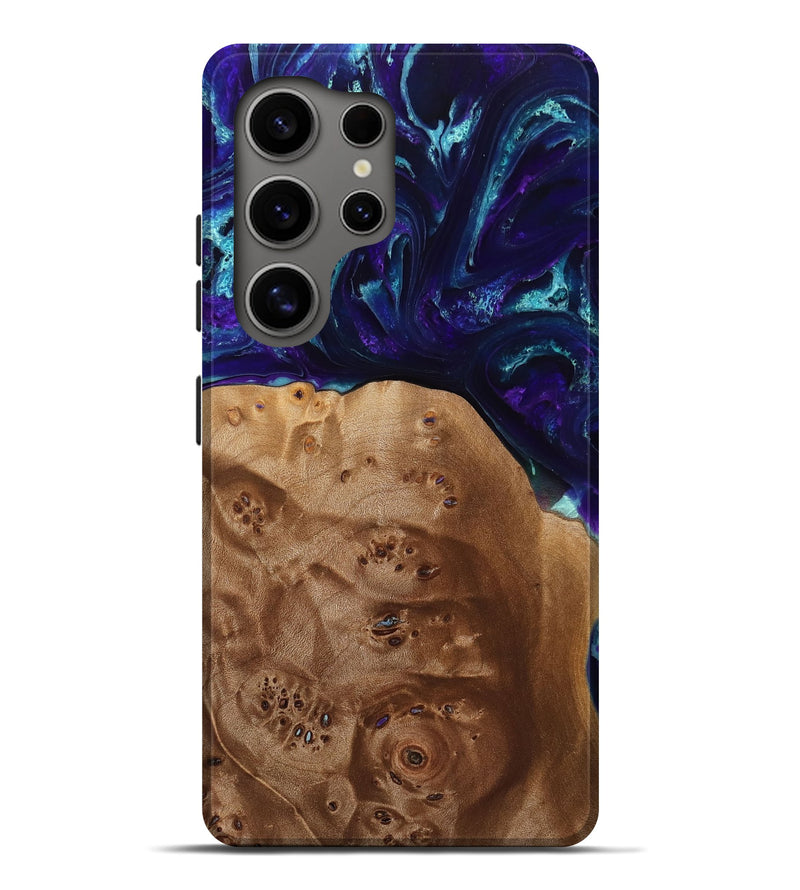 Galaxy S25 Ultra Wood Live Edge Phone Case - Roslyn (Purple, 772951)