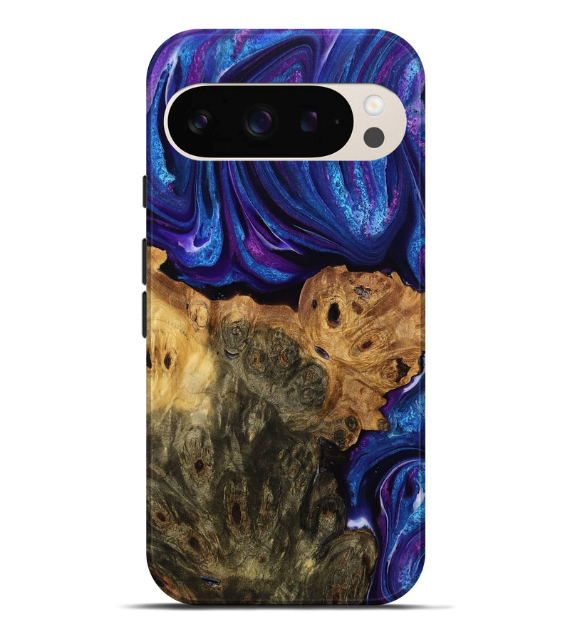 Pixel 9 Pro XL Wood Live Edge Phone Case - Milford (Purple, 772952)