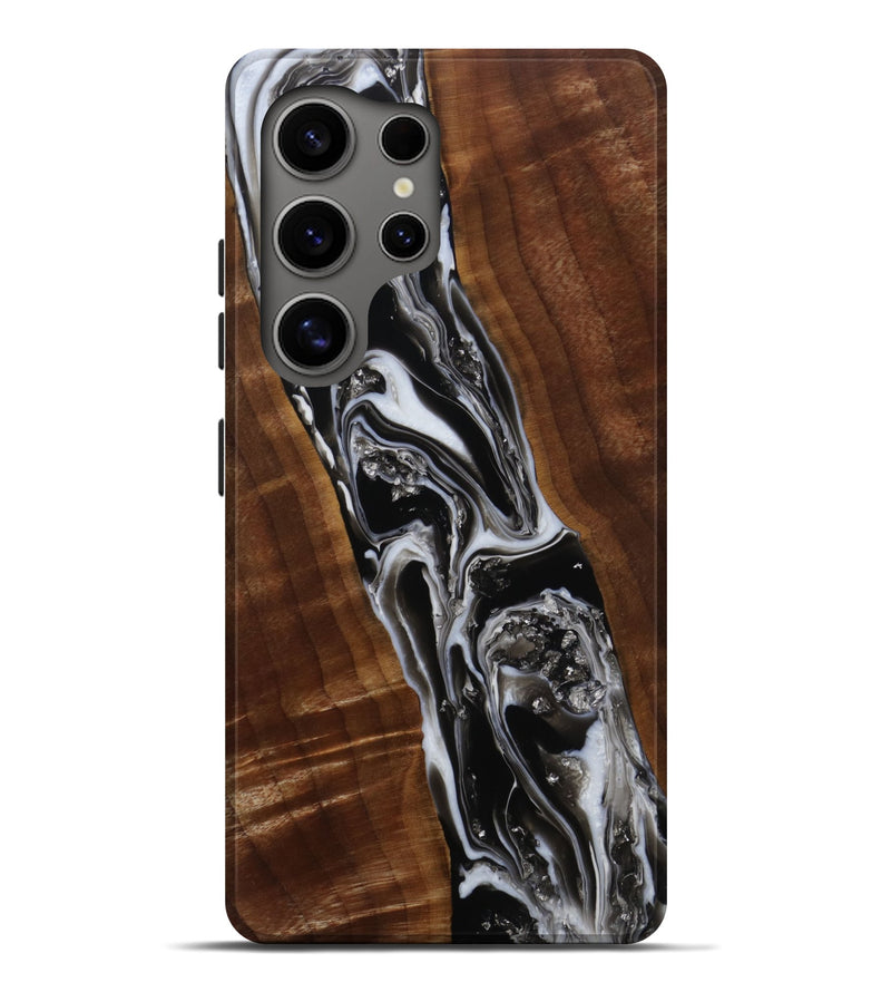 Galaxy S25 Ultra Wood Live Edge Phone Case - Shelley (Metallic, 773038)
