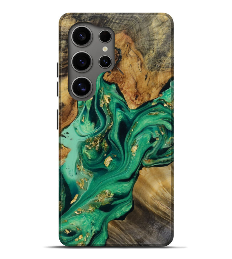 Galaxy S25 Ultra Wood Live Edge Phone Case - Christoph (Metallic, 773041)