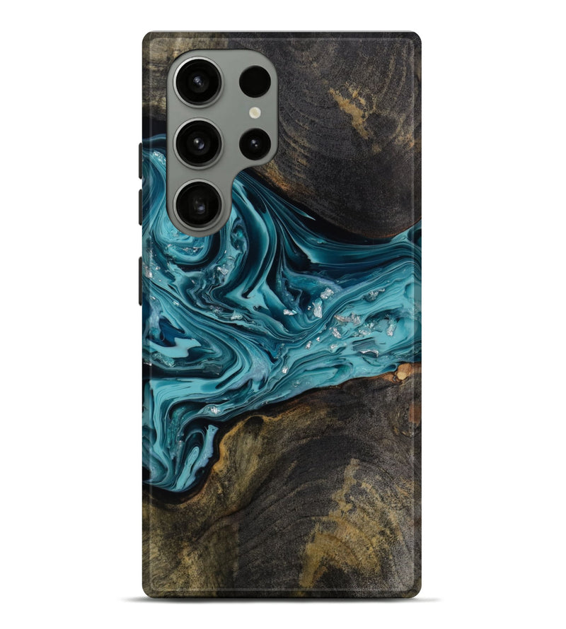 Galaxy S23 Ultra Wood Live Edge Phone Case - Weston (Metallic, 773045)