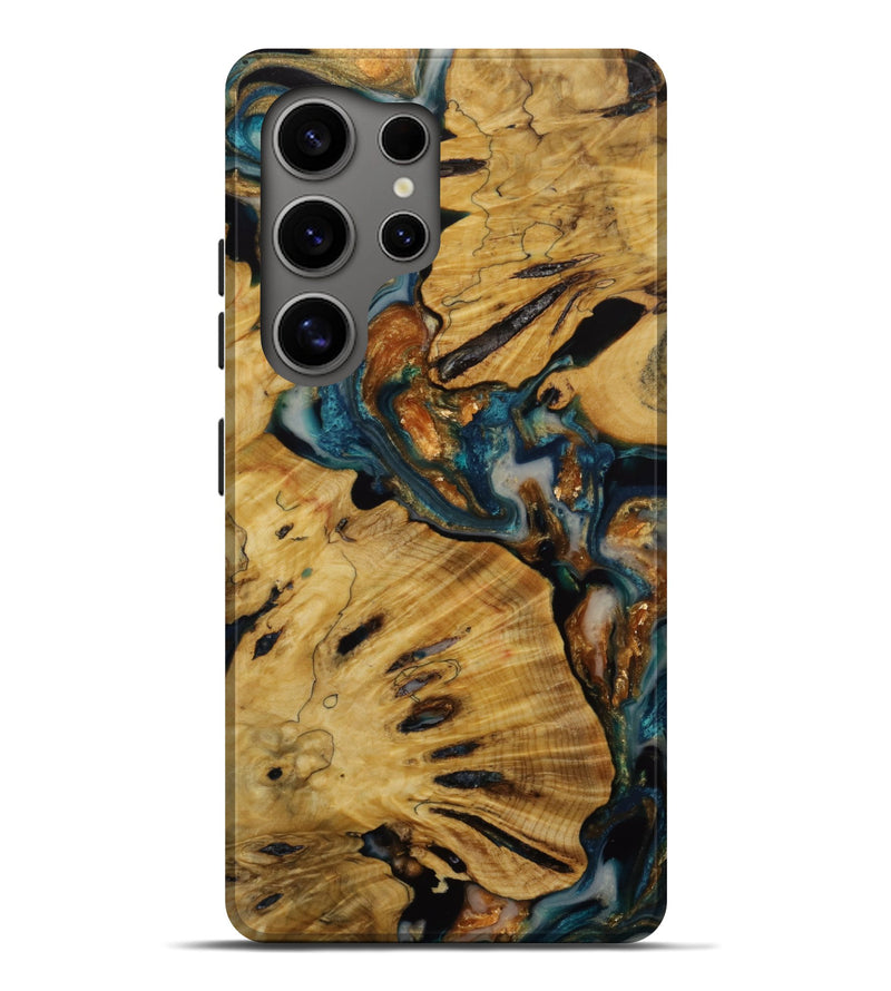 Galaxy S25 Ultra Wood Live Edge Phone Case - Lakisha (Metallic, 773051)