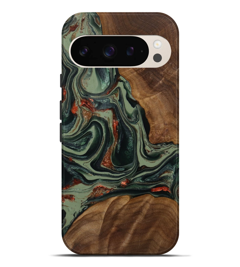 Pixel 9 Pro XL Wood Live Edge Phone Case - Keegan (Metallic, 773052)